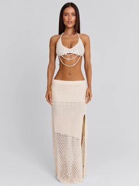Outcast Zarielle skirt and top set in ivory